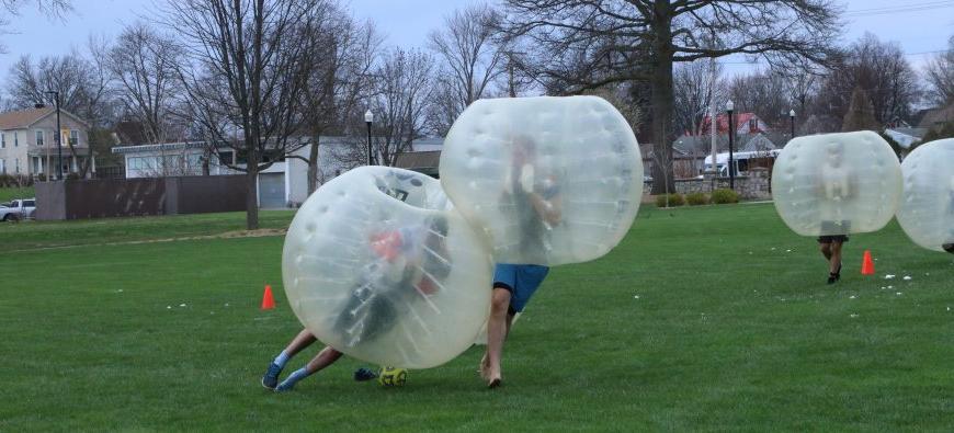 Students participating in Hawk Wild Events